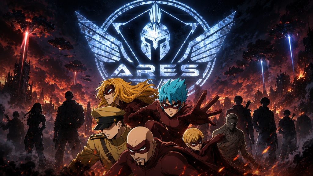 웹툰 작품 포스터 - ARES