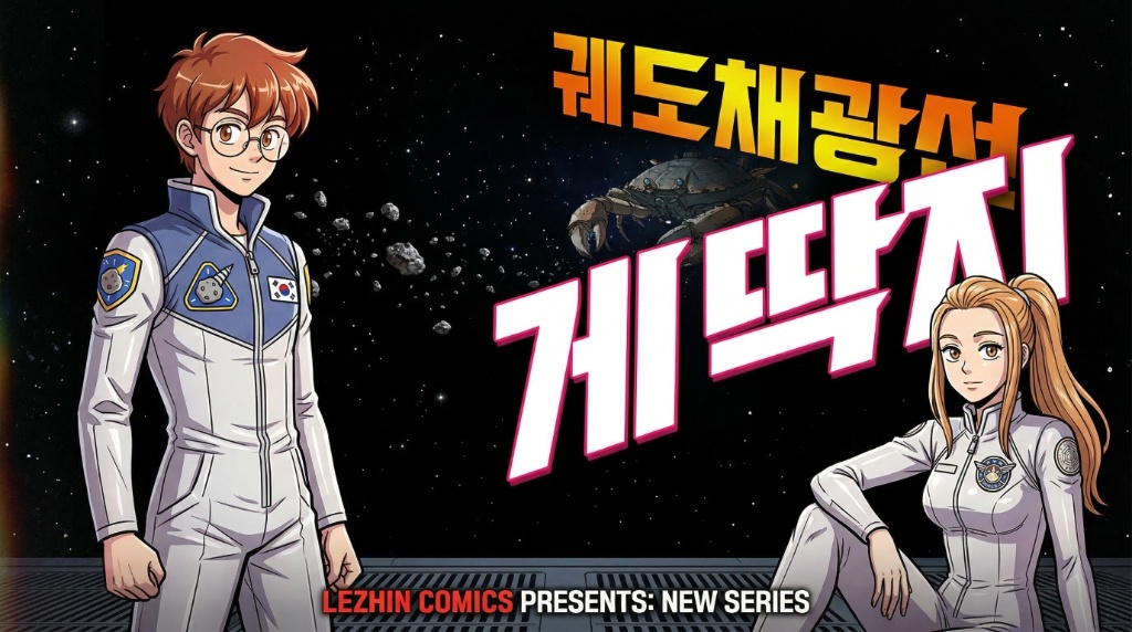 웹툰 작품 포스터 - 궤도채광선 게딱지